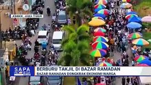 Bazar Ramadan di Jember Ramai Pembeli, 165 Stan Berbagai Jenis Makanan Tersedia | SAPA MALAM