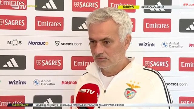 Entrevista com Mourinho antes do Real Madrid vs Benfica