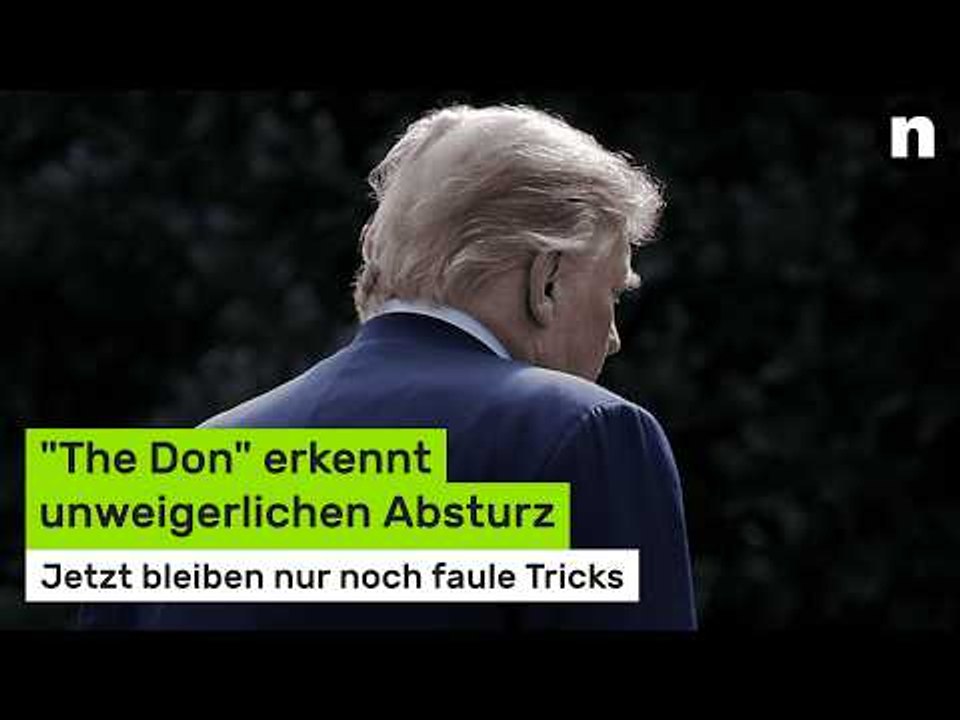Donald Trump: 'The Don' erkennt unweigerlichen Absturz - jetzt bleiben nur noch faule Tricks