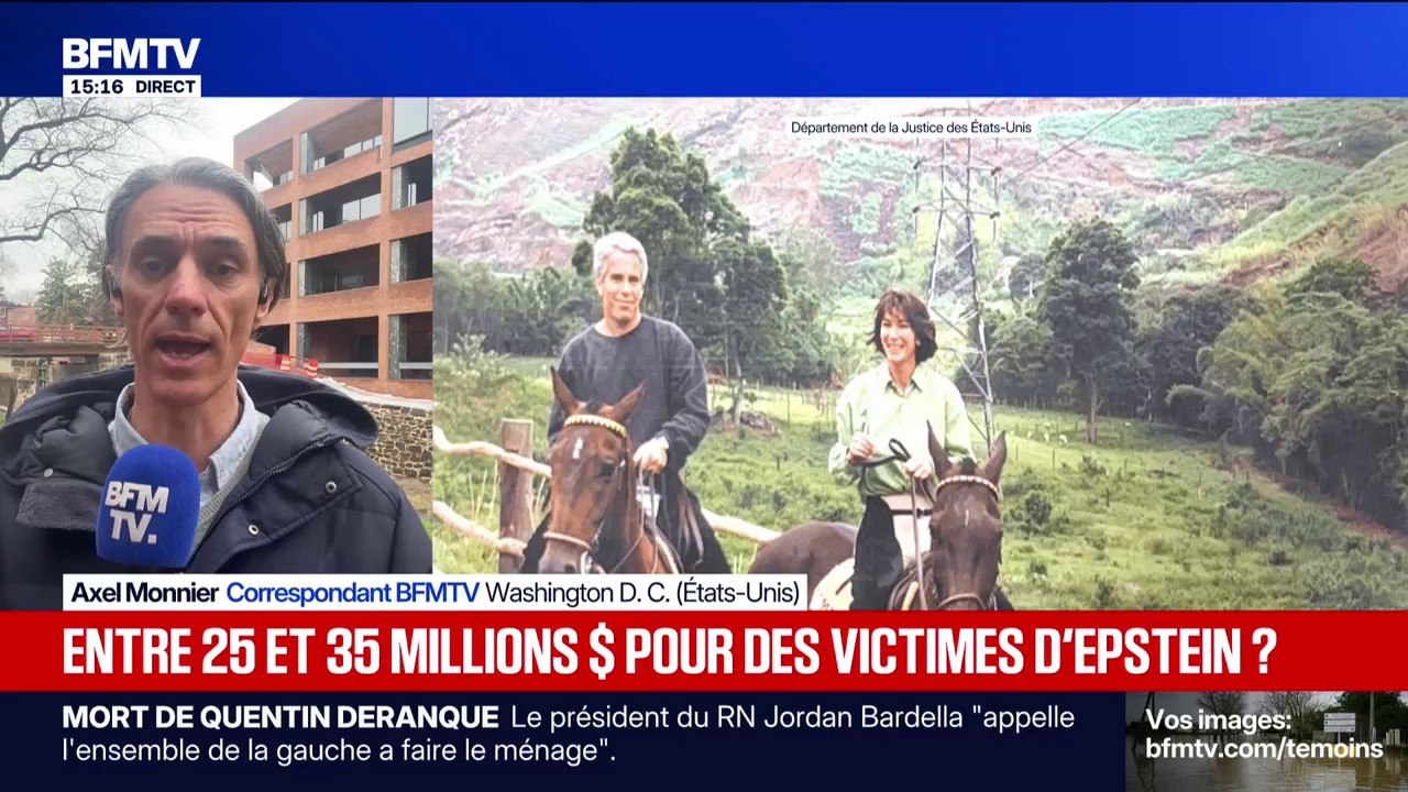 Affaire Epstein: un cabinet d'avocat propose des indemnisations entre 25 et 35 millions de dollars pour des victimes