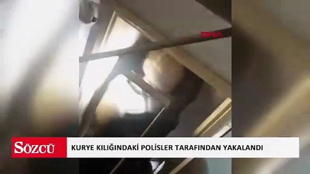Firari hükümlü, kapı zilini kurye gibi çalan polis ekiplerince yakalandı