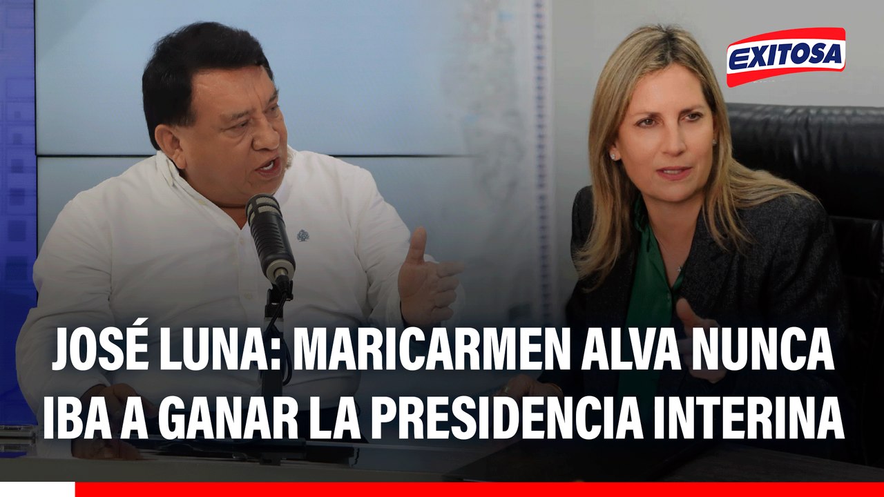 José Luna: Maricarmen Alva nunca iba a ganar la presidencia interina porque ni Acción Popular la apoyó