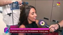 Cinthia Fernández habló de Moria Casán antes de reencontrarse al aire en el programa