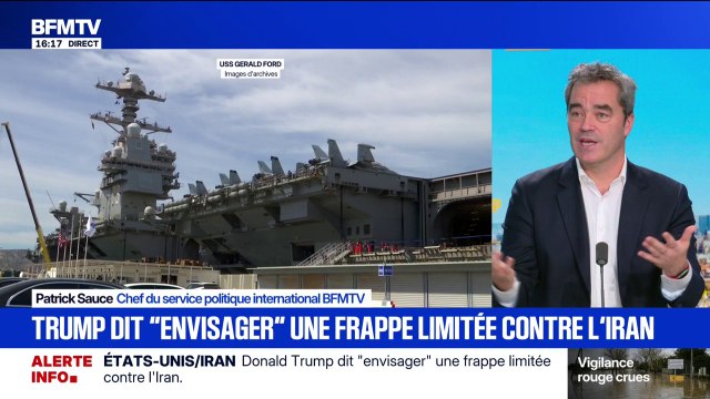 Donald Trump dit envisager une frappe limitée contre l'Iran si un accord n'est pas trouvé