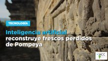 Inteligencia artificial reconstruye frescos perdidos de Pompeya