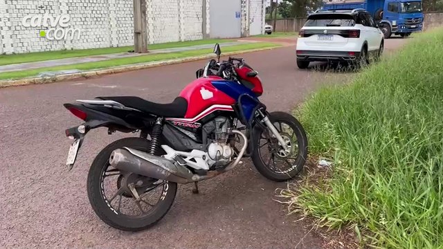 Motociclista sofre fratura exposta após batida no Pioneiros Catarinenses