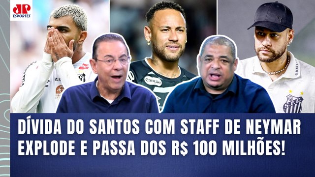 OLHA ISSO! SÃO R$ 100 MILHÕES de DÍVIDA com o NEYMAR!!! Pro SANTOS, é IMPAGÁVEL e...