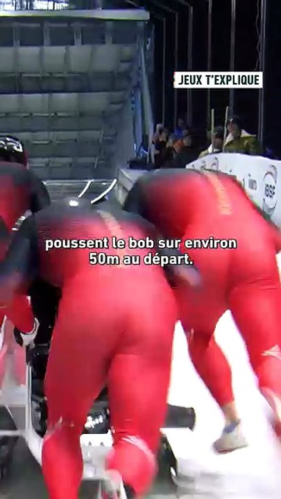 Voici les différents rôles dans un bobsleigh à 4 - Bobsleigh - Jeux Olympiques