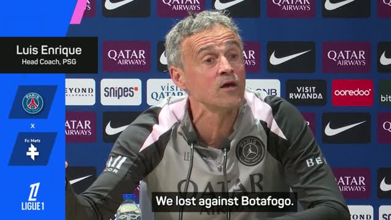 'Did you see the last match?' - Enrique scoffs...