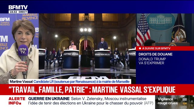 Je ne suis pas pétainiste, je suis gaulliste : Martine Vassal, candidate LR à la mairie de Marseille, assure recevoir des menaces