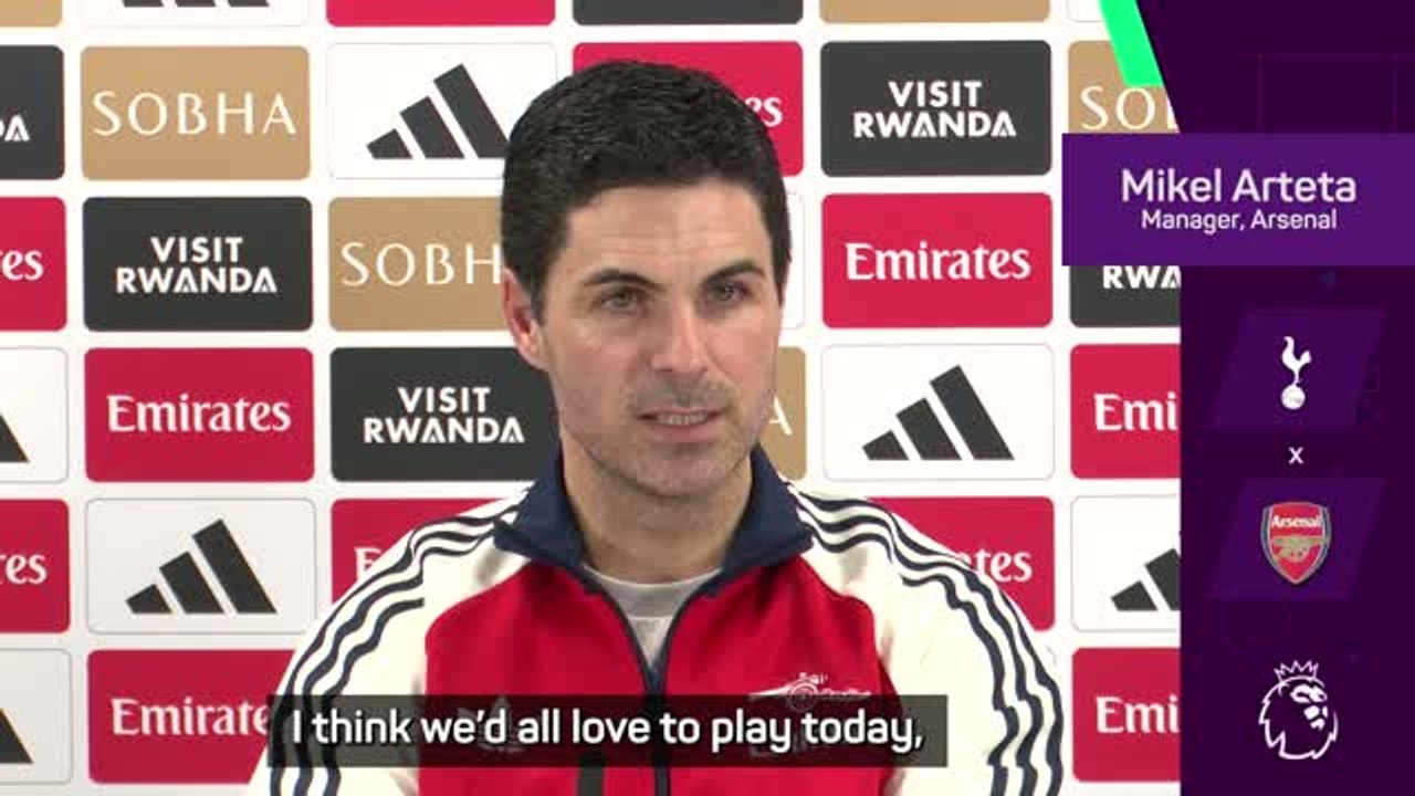 Arsenal ready for the North London derby - Arteta