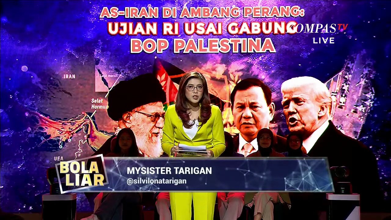 AS-Iran Memanas, Eks Dubes RI untuk Tunisia Soroti Pasukan Perdamaian ke Gaza | BOLA LIAR