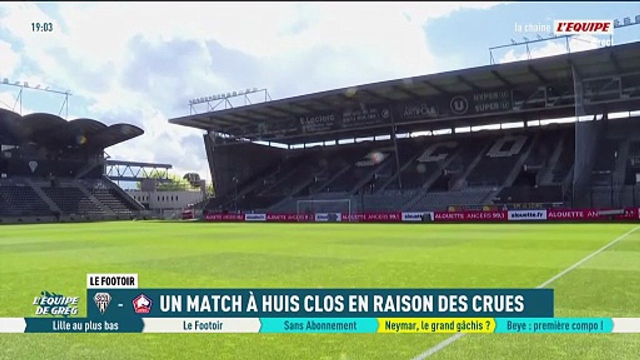 Angers-Lille se jouera à huis clos dimanche en Ligue 1 en raison des intempéries - Foot - Ligue 1