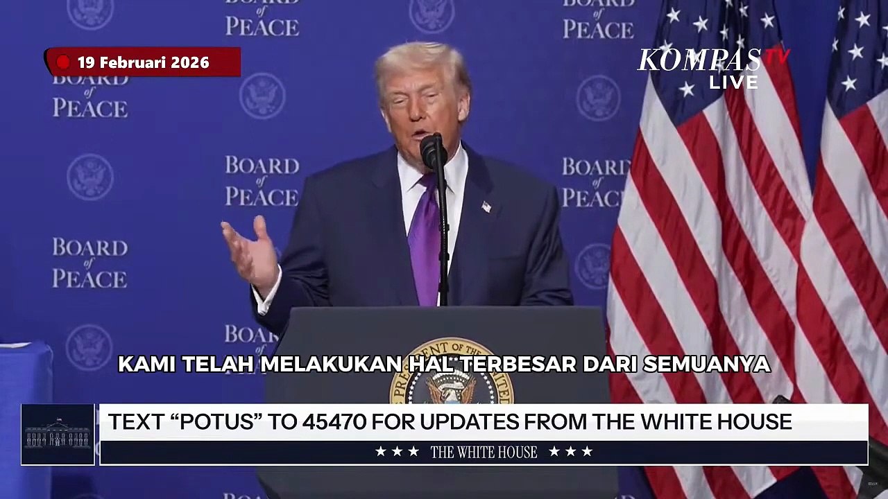 Trump Beri Iran Deadline soal Kesepakatan Nuklir di KTT Board of Peace