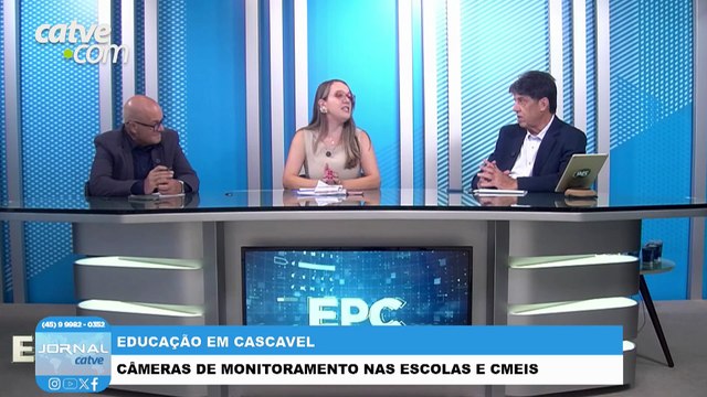 Secretária de Educação de Cascavel fala sobre câmeras de monitoramento nas escolas e CMEIs