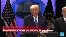 "Es una vergüenza": Trump critica decisión de la Corte Suprema de anular aranceles