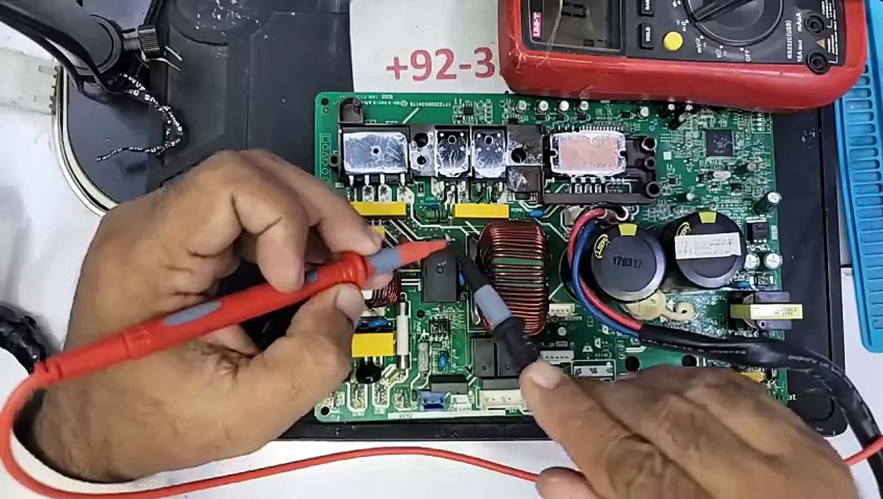 #1061 Electrolux Dc inverter ac E1 error outdoor pcb Dc inverter ac all pcb world's best repairing center