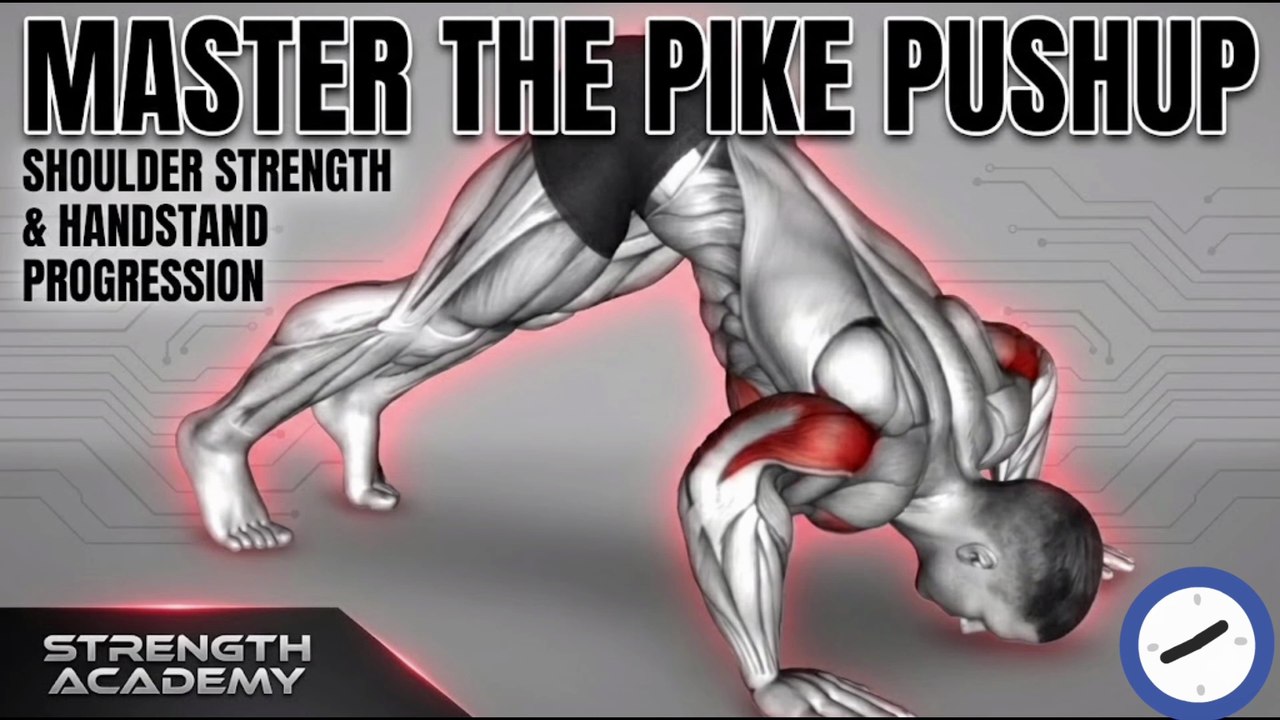 How to Master Pike Pushups: The Ultimate Guide to Building Shoulder Strength and Handstand Progression | At-Home Exercises