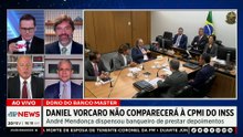 “Alguém vai pagar por isso?”, questiona Mota após decisão que livra Vorcaro da CPMI