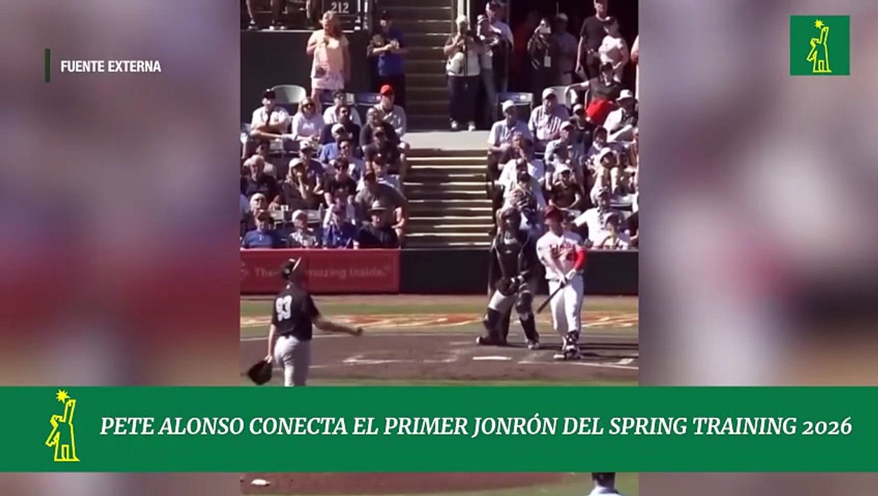 PETE ALONSO CONECTA EL PRIMER JONRÓN DEL SPRING TRAINING 2026