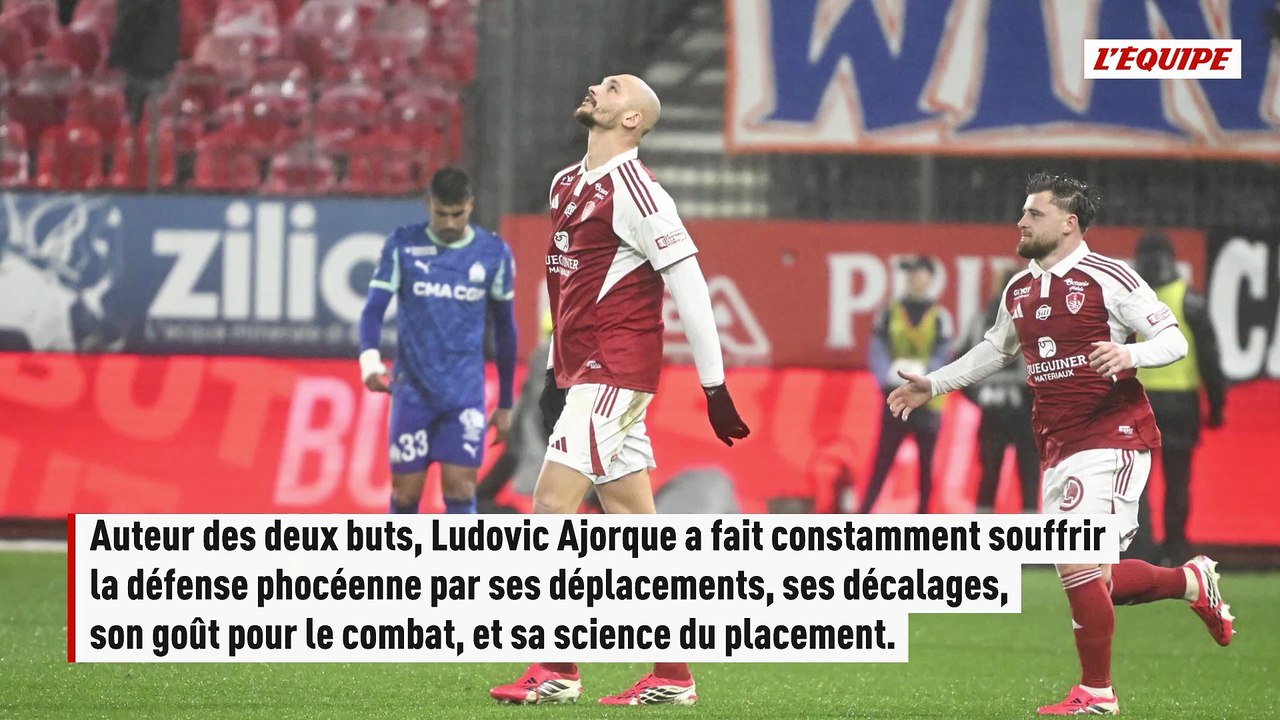 Pour la première de Habib Beye sur son banc, l'OM, battu, a connu une dure soirée à Brest - Foot - Ligue 1