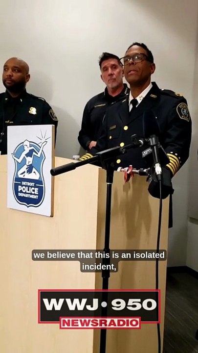 Detroit police chief seeks to relieve any fear or panic over triple murder
