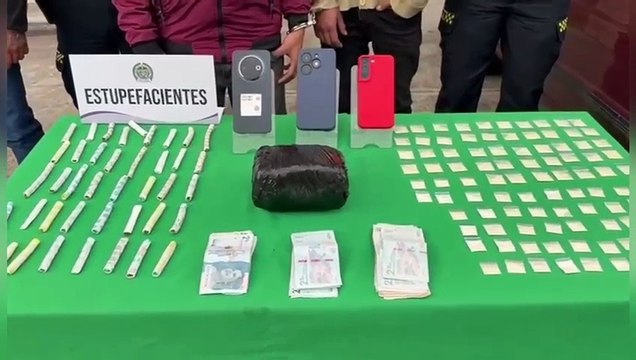 Plan candado atrapó a cuatro hombres con marihuana y bazuco listos para vender en Bogotá