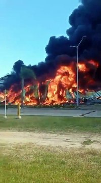 Benavídez: incendio en un depósito de una empresa de logística