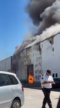 Benavídez: incendio en un depósito de una empresa de logística