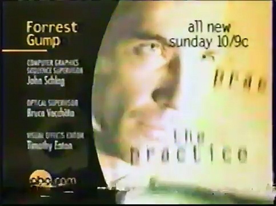 Forrest Gump ABC Split Screen Credits