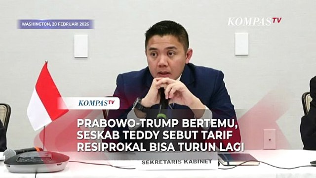 Prabowo Bertemu Trump, Seskab Teddy Sebut Tarif Resiprokal 19 Persen Berpeluang Turun Lagi