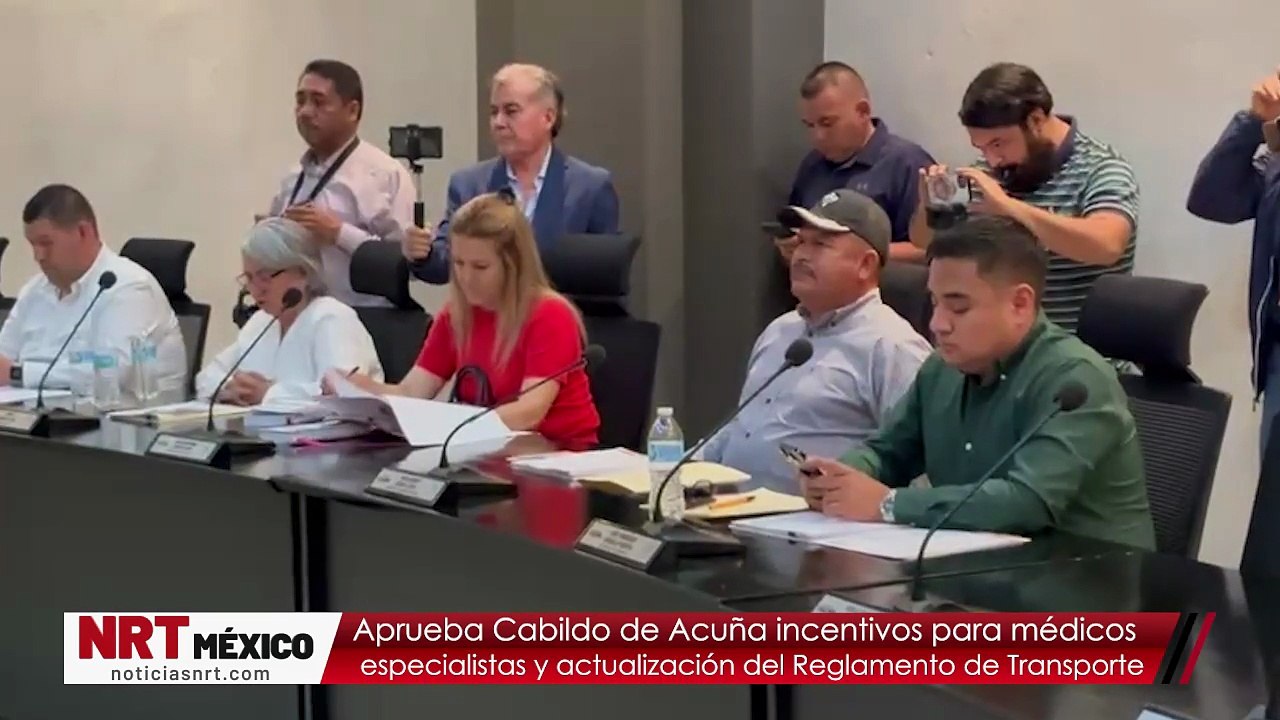 Aprueba Cabildo incentivos para médicos especialistas y actualización del reglamento de transporte