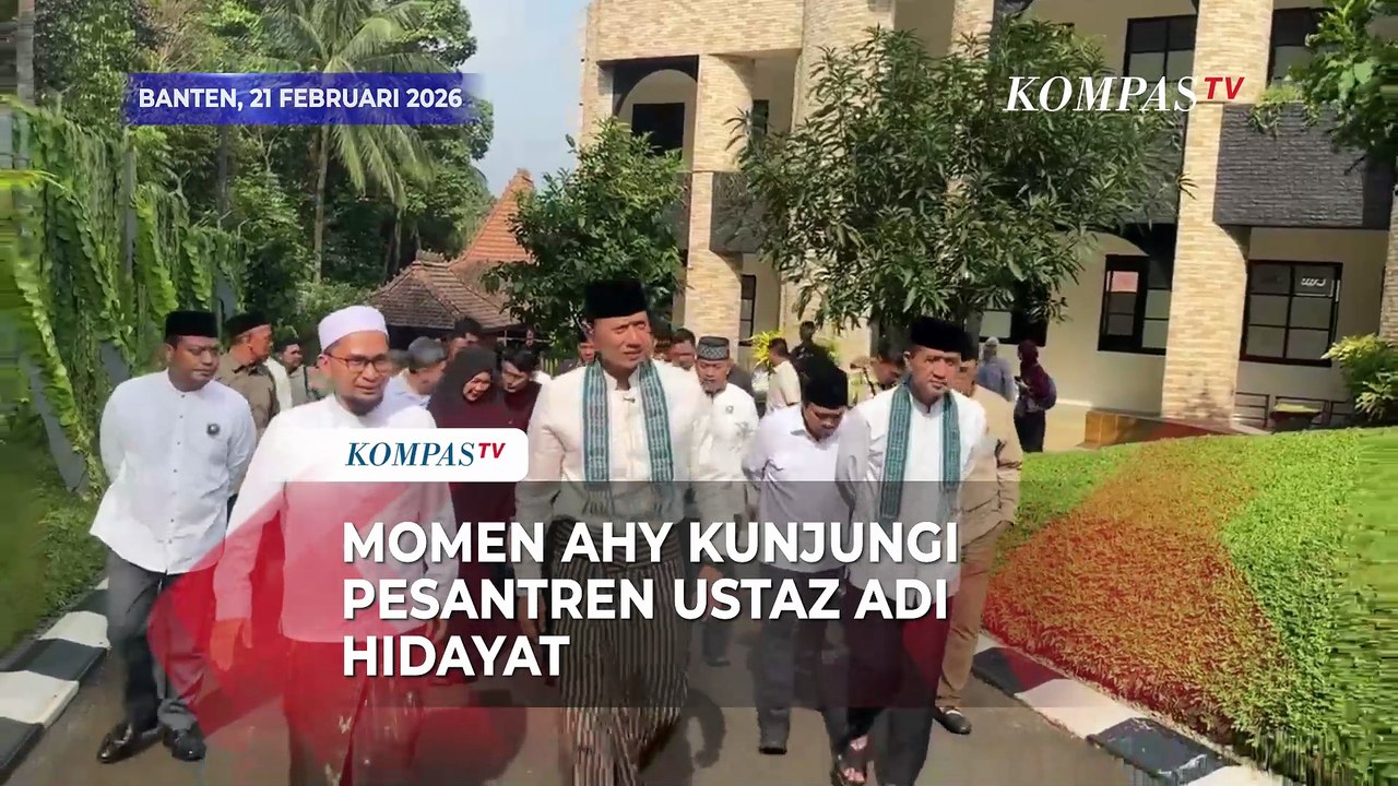 Momen Menko AHY Sambangi Pesantren Ustaz Adi Hidayat, Bahas Apa?
