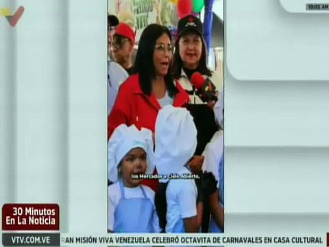 Presidenta (E) recorrió la Feria del Campo Soberano de la Comuna Socialista Zona Norte en Caracas