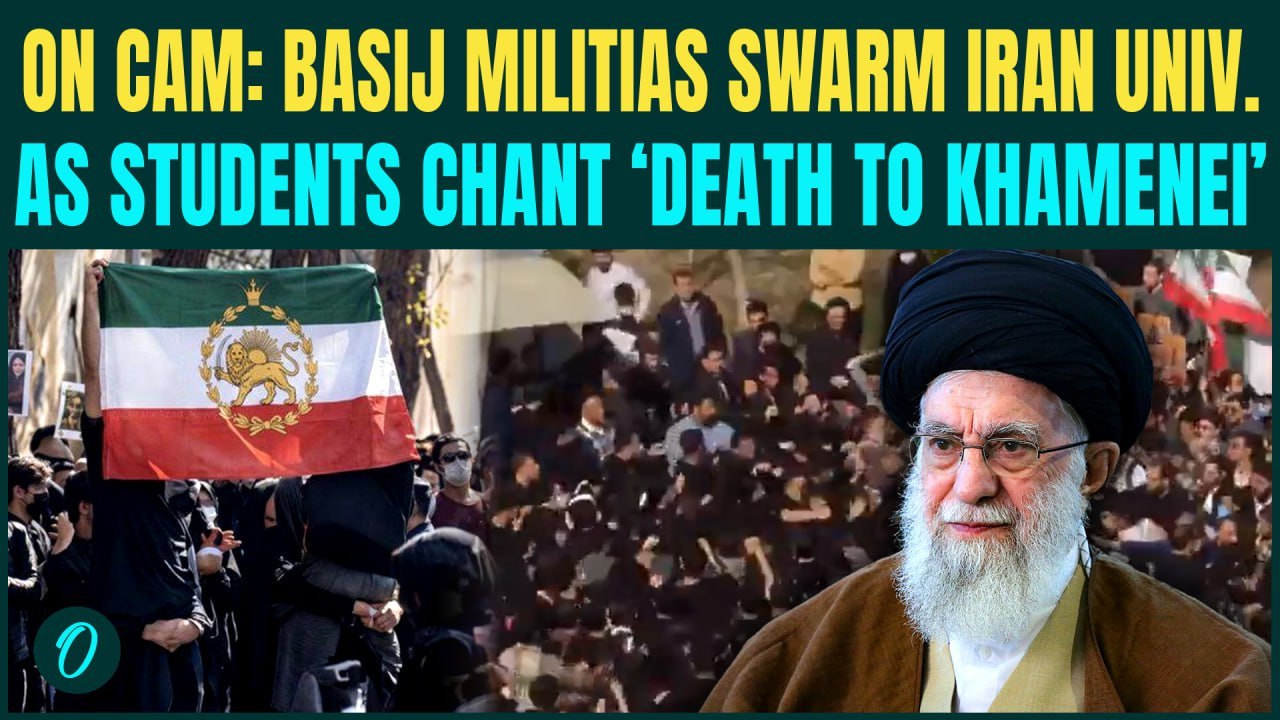 Iran Protests ERUPT! Iran’s Basij Fighters CLASH WITH Protesting Students | ‘DEATH TO KHAMENEI’
