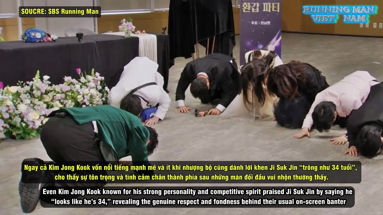 Running Man Ep 791: Ji Suk Jin Turns 60 Surrounded by Emotional Cast Members