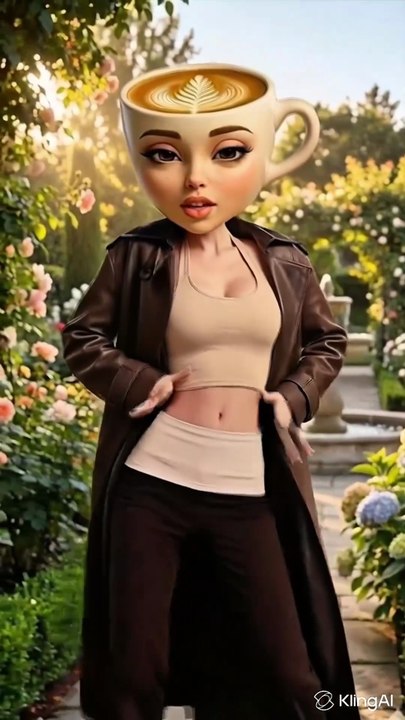 cappuccino ballerina Dance Trend Made with Kling 2.6 #brainrot #klingai  #short#animation #italian