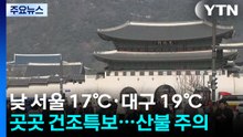 [날씨] 이른 봄 날씨, 고온·건조·강풍 '산불 비상'...내일은 비바람 / YTN