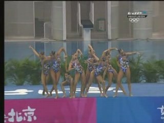 Spain Team Tec. Routine 2008 Good Luck Beijing (first part)