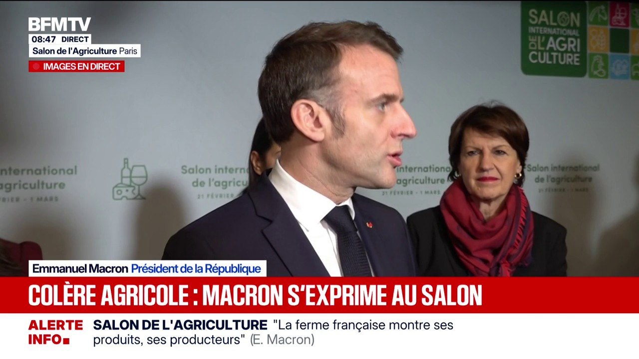 Salon de l'Agriculture: "On a besoin de protéger notre agriculture", assure Emmanuel Macron