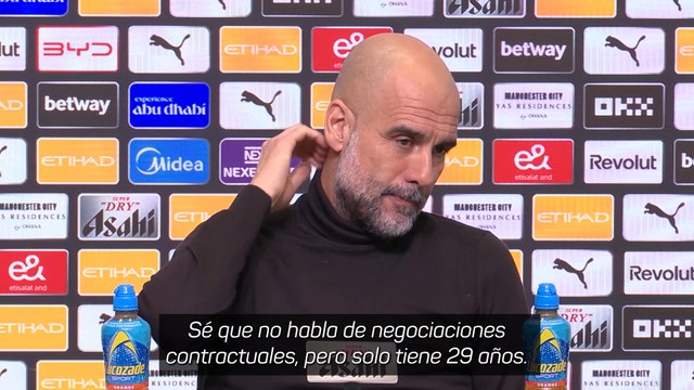 Pep Guardiola rompe una lanza sobre Rodri y su estado físico en el Manchester City