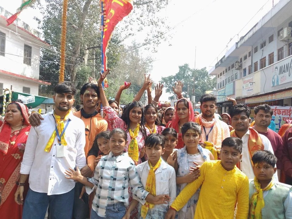 खाटू श्याम जी की 24 वीं पदयात्रा राजगढ़ से हुई रवाना
