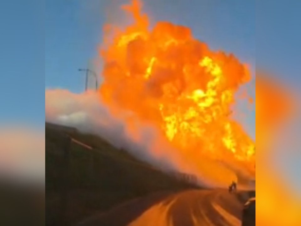 Gasexplosion erschüttert Autobahn