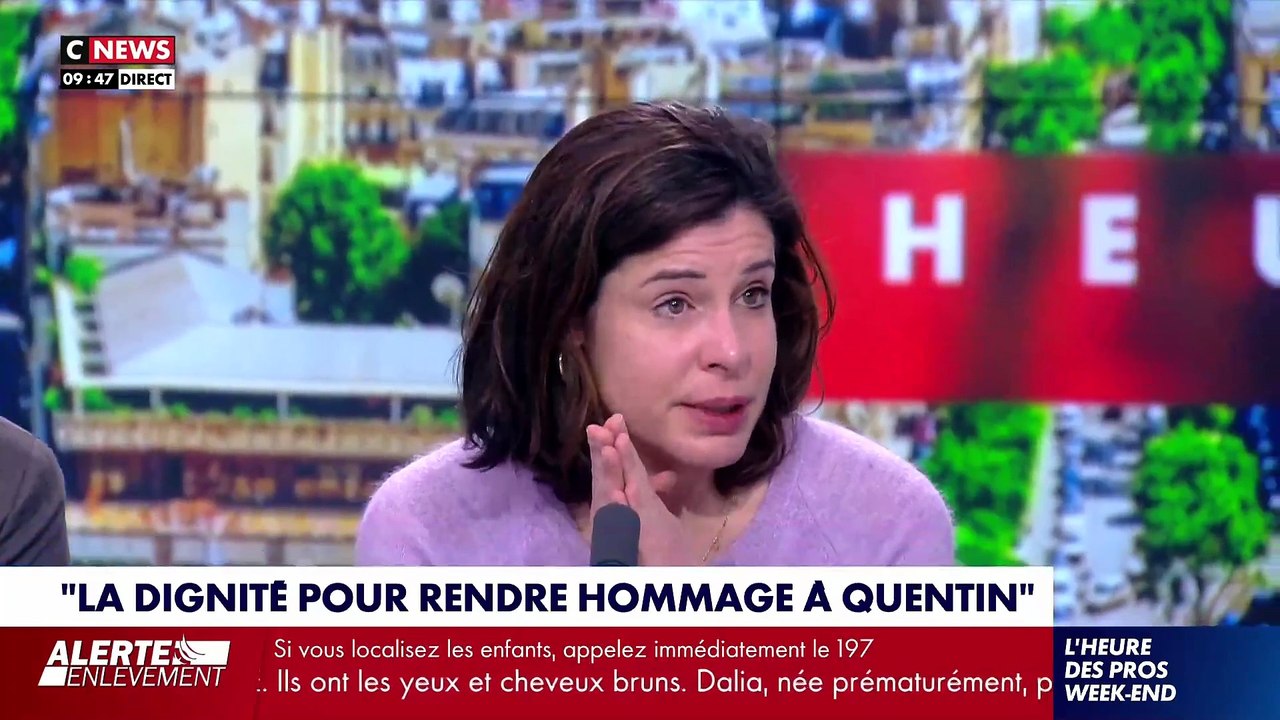 Charlotte d'Ornellas fond en larmes, ce matin s...