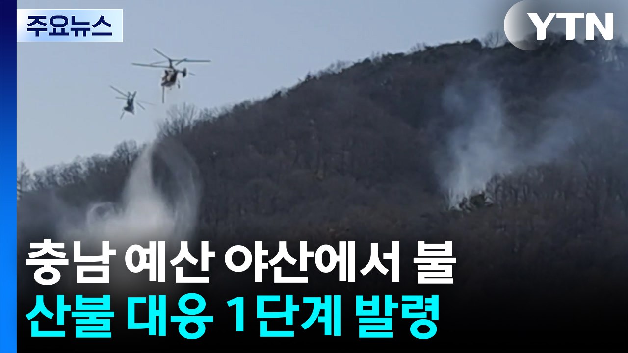 바싹 마른 날씨에 강풍까지...충남 예산 '대응 1단계' 발령 / YTN