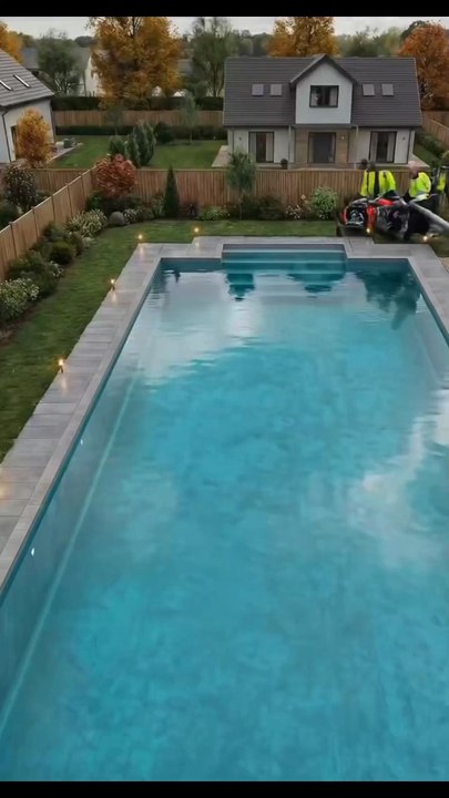 Look what a wealthy businessman did to his pool.