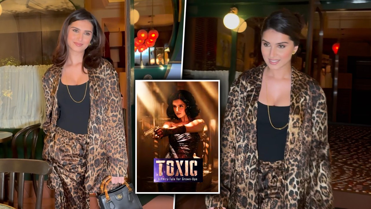 Tara Sutaria: Yash's TOXIC Actress Snapped In Her Charming-Cheetah Avatar Post Dinner Date With Friends
