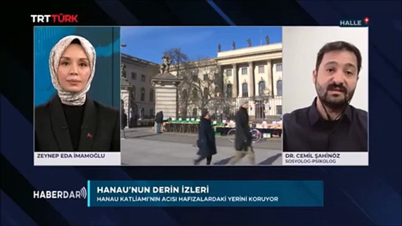 Hanau saldirisinin psikolojik yaralari (TRT Türk, Haberdar, 19.02.2026)