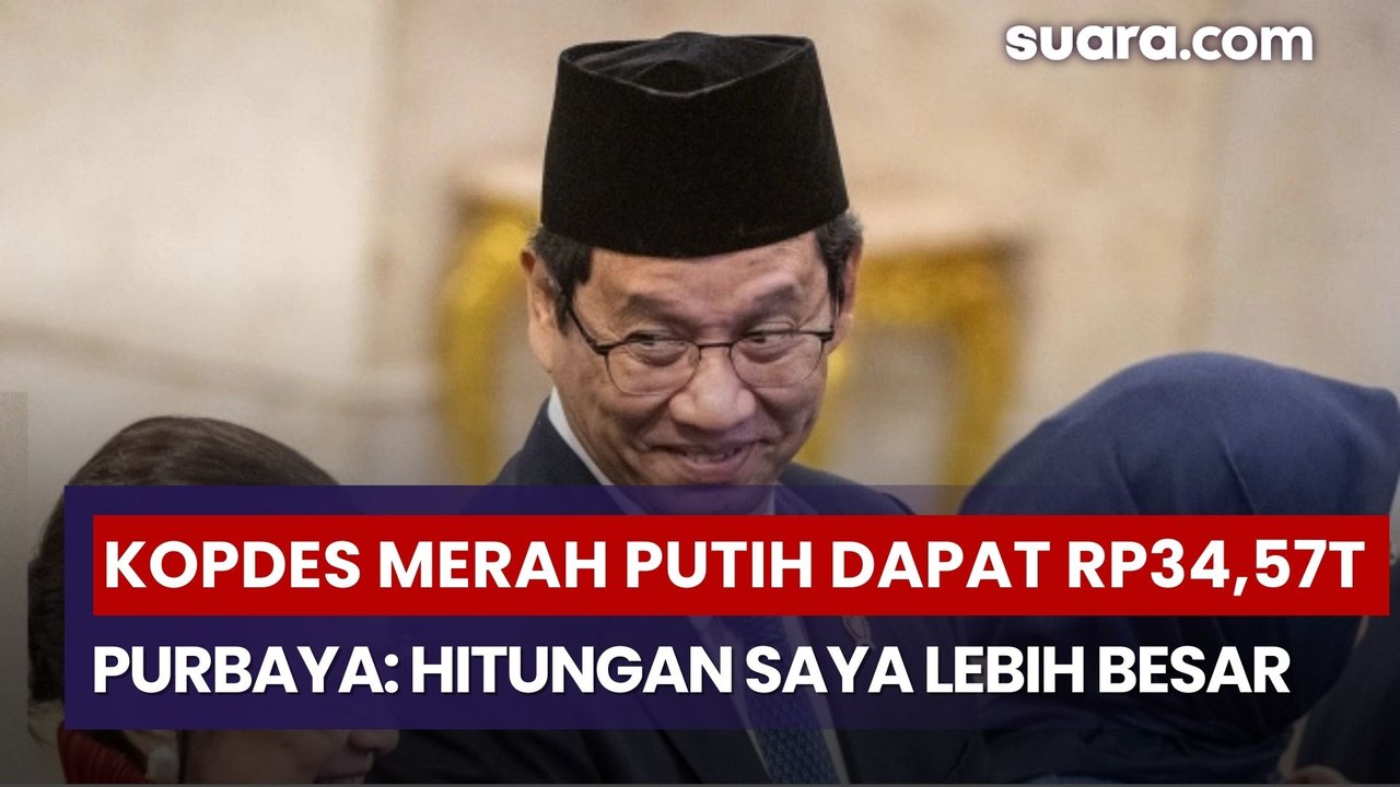 Kopdes Merah Putih Dapat Rp 34,57 T, Purbaya: Hitungan Saya Lebih Besar