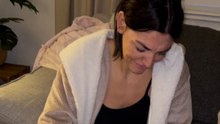 Woman gets misty-eyed after seeing a photo of her with her late mom *Emotional Christmas Present*